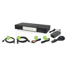 IOGEAR 4-Port 4K Dual View DisplayPort KVMP with USB 3.0 Hub and Audio-Maximize your high-end multi-monitor workstation with superior video resolution