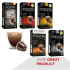 PODiSTA Espresso Variety Pack Nespresso Original Line Capsules - 60 Pack-Compatible with all Nespresso Original Line Machines