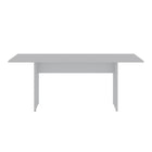Manhattan Comfort Nomad 67.91" Modern Dining Table - White-Home Assembly Required. All Hardware Included
