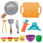 Play-Doh Wok & Wonton Playset-Mix up silly stir fry in the wok: Mold make-believe veggies and other toppings, then place it all in the wok for pretend cooking 