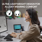 Yealink UH34 Lite Dual Headset - For Phone & Computer - Microsoft Teams - Black-HD Voice/Wideband speaker performance