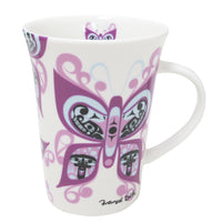 Oscardo Celebration of Life by Francis Dick Porcelain Mug - 295ml-Indigenous Art Design - Celebration of Life by Francis Dick, Kwakwaka'wakw artist, First Nations artwork celebrating cultural heritage and tradition