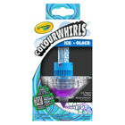 Crayola Colourwhirls - Ice-CRAYOLA COLOURWHIRL: Compete in a whirlwind battle of creativity with 1 Ice Colourwhirl set, which includes a spinner, handle, rip cord, adaptor, marker holder, 1 recolourable disc, and 1 Crayola Ultra-Clean Marker