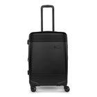 Bugatti Nashville 25.6" Hardside Check-in Luggage - Black-Black and recycled PET (Polyethylene Terephthalate)
