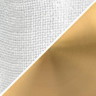Hudson&Canal Esther 15" Tall Textured Ceramic Table Lamp with Fabric Shade - Matte White/Antique Brass/White-Clean with a soft, dry cloth and no harsh chemicals or abrasive cleaning materials