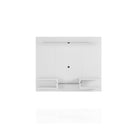 Manhattan Comfort Plaza 64.25" Modern Floating Entertainment Center - White-Wall Mounted Theater Center and Panel for Living Room and Bedroom Use