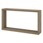 Hudson&Canal Osmond 55"W Console Table - Antiqued Grey Oak-Tabletop features a weight capacity of 60 lbs