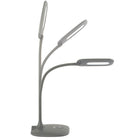 OttLite Flexible Soft Touch LED Desk Lamp - Clearsun - Dark Grey-Specially designed to help you see clearly and comfortably