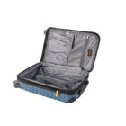 Lucas 3-Piece Durable Expandable Hardside Luggage Set with Spinner Wheels - Blue-8