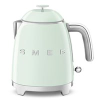 SMEG 50s Retro Style 3-cup Mini Electric Kettle - Pastel Green-360° swivel base allowing the kettle to be placed in any position