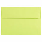 JAM Paper 4Bar A1 Coloured Invitation Envelopes - 3.625 x 5.125 - Ultra Lime Green - 50 Pack-Perfect for Greeting Cards, Invitations, Weddings or any announcement