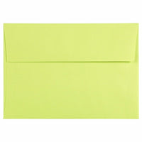 JAM Paper 4Bar A1 Coloured Invitation Envelopes - 3.625 x 5.125 - Ultra Lime Green - 50 Pack-Perfect for Greeting Cards, Invitations, Weddings or any announcement