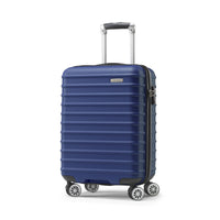 Samsonite Lite Drift Spinner Carry On - Navy-Mounted TSA-approved lock provides added security for your belongings