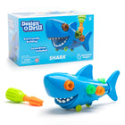 Educational Insights Design & Drill Shark - Set of 101-Imaginative play: Use the tools to build the shark, then get creative with imaginative play! The roller wheels on the shark's belly encourage pretend play, indoors or outdoors