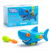 Educational Insights Design & Drill Shark - Set of 101-Imaginative play: Use the tools to build the shark, then get creative with imaginative play! The roller wheels on the shark's belly encourage pretend play, indoors or outdoors