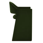 Modway Talia 37" Performance Velvet Counter Stool - Moss Green-Fixed Padded Seat/Backrest