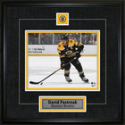 David Pastrnak Pin & Plate Boston Bruins - Framed Print - 18" x 18"-Premium virtual frames