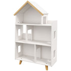 Qaba Toy Storage Organizer for Kids - White-Three tiers provide plenty of space for storing toys, books, and other items
