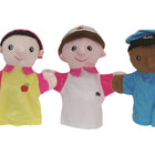Get Ready Kids Community Helper Puppets - 10 Pack-Comfortably fit little or big hands