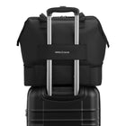 Swiss Gear Mini Weekender with Drop Bottom - Black-Adjustable, removable shoulder strap for flexible carry options