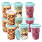 Bentgo Prep Twist-Top Containers 20-Piece Set-A simple twist ensures a leak-proof and airtight seal, keeping your meals fresh during refrigeration and prevents leaks on-the-go.