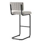 Modway Parity Boucle Bar Stools - Black Taupe - Set of 2-Weight Capacity: 330 lb
