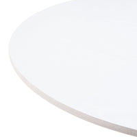Zuo Auray Bar Table - White/Gold-Faux Wood MDF round shape tabletop