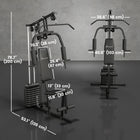 Soozier Home Gym Equipment-Equipment with roller padding for a fully functional leg training 