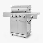Kenmore 4 Burner Gas Grill with Searing Side Burner - Stainless Steel-Large Cooking Surface: 606 Square Inches.