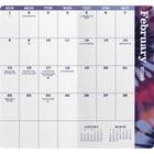 DateWorks 2026-2027 Monthly Pocket Planner - 3.5" x 6.5" - Tie Dye - English-Durable SOFT TOUCH cover material with rounded corners