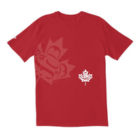 Oscardo Curtis Wilson Standing Together Indigenous Art Youth T-Shirt - M-Authentic Indigenous art designs by First Nations, Inuit, and Métis artists from across Canada, showcasing meaningful cultural expression