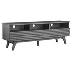 Modway Render 60" TV Stand - Charcoal-Mid-Century Modern TV Stand