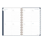 AT-A-GLANCE 2026-2027 Signature Weekly/Monthly Academic Planner - 8-1/2" H x 5-3/8" W - Navy - Bilingual-13 months of weekly/monthly academic planning