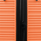 Swiss Mobility YVR 30" Hardside Spinner Luggage - Coral-Zipper-release expansion system for 20%. more packing space