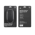 Basic Tech Wireless 2.4GHZ Mouse - Charcoal-Sleek matte finish