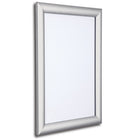 Seco Aluminum Snap Poster Frame - 12" x 18" - Silver-Durable silver satin anodised aluminum frame