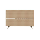 Manhattan Comfort Bradley 53.54" Mid-Century Modern Buffet Stand - Black-30 Day Limited Manufacturer's Warranty