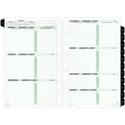 Day-Timer 2027 Original Weekly Planner Refill Desk Size - 8-1/2" x 5-1/2" - English-Soft Day-Timer green borders make these refills properly business-like but pleasing to the eye