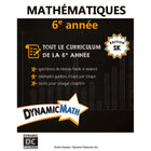 Dynamic Math Saskatchewan French - Grade 6-Math book contains clear and concise instructions, straightforward examples, and practice questions with answer key