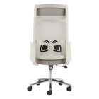 Zuo Jett High Back Office Chair - Light Grey-6