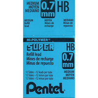 Pentel Mechanical Pencil Lead Refills - 0.7mm - HB - 144 Pack-Lead refills for all your writing needs