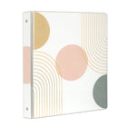Staples 1" Binder - Tri-Colour Arches Design-3 round ring closure