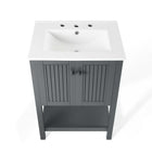 Modway Steam 24" Bathroom Vanity - Grey/White-9