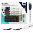 Quartet DryGuard Dry Erase Marker Kit - 4 Chisel Tip Whiteboard Markers - Assorted Colours - 1 Cleaning Spray - 1 Whiteboard Eraser - 6 Piece Set-Whiteboard ready:this kit comes with everything you need to get started:4 assorted Dry Erase Markers, a 47.8 ml (1.68 fl. oz) bottle of whiteboard Cleaning Spray, and a whiteboard Eraser