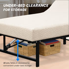 MotionGrey King Adjustable Bed Frame - Electric Bed Base with Wired Remote & Head/Foot Adjustment - Queen - Black-6