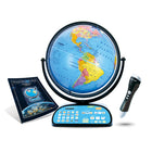 Replogle Intelliglobe 12" Interactive Blue Ocean Desk Globe - English-Interactive, talking, deluxe intelliglobe™