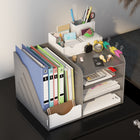 Vinsetto Steel Letter/A4/Legal Filing Cabinet with Hanging Bar - Black-Lock and keys so you know important paperwork is safe
