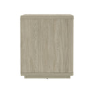 Manhattan Comfort Evelyn 32" Modern 1-Drawer Nightstand 2-Piece Set - Natural-Perfect for Bedside Storage, Lamps or Display Items