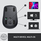 Logitech MX Anywhere 3 Compact Performance Wireless Mouse - Black-Control multiple computers across Windows and macOS operating systems. Effortlessly transfer text, images, and files between computers