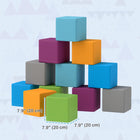 Soozier Toddlers Soft Play Foam Blocks 12-Piece Set  - Dark Colours-Custom configurations bring a lot of fun for little ones 